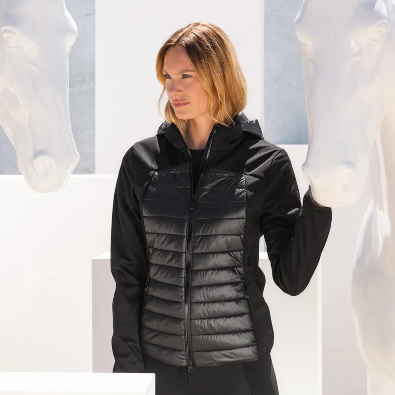 Pikeur Tess Athleisure Ladies Hybrid Jacket - Caviar-2